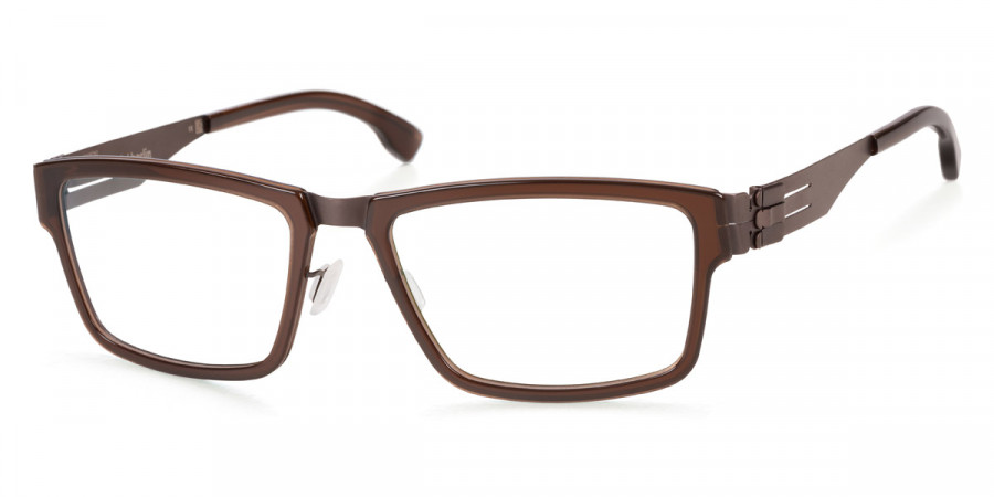 Ic! Berlin Igor R. Teak-Mahagony Eyeglasses Side View