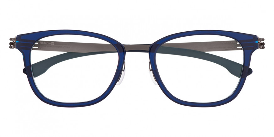 Ic! Berlin Kali Andhi Graphite-Cobalt-Blue Eyeglasses Front View
