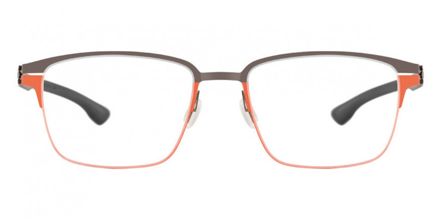 Ic! Berlin Kenny Graphite-Flame Valley Eyeglasses Front View