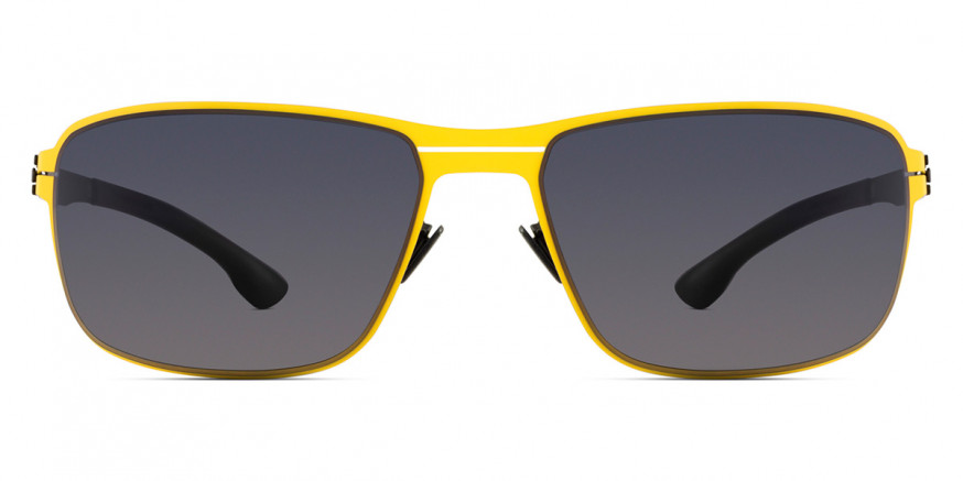 Ic! Berlin Lance Yellow Black Sunglasses Front View