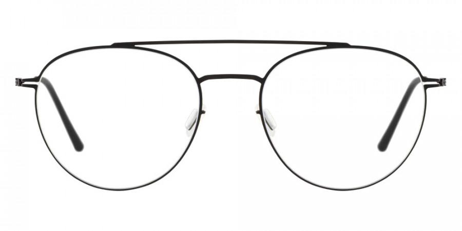 Ic! Berlin Lev Black Eyeglasses Front View