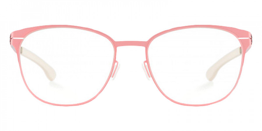 Ic! Berlin Ludmila L. Silver Flamingo Eyeglasses Front View