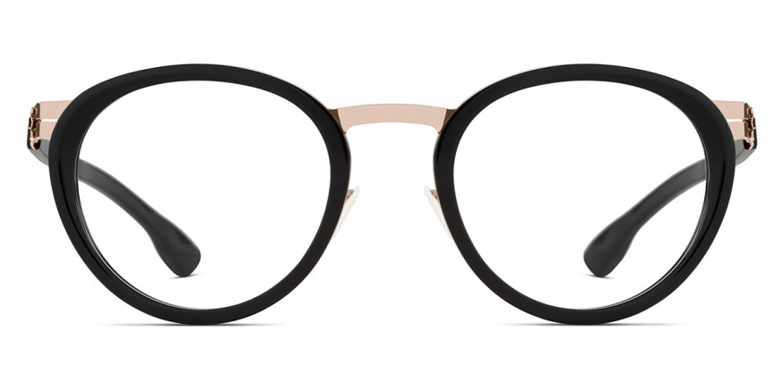 Ic! Berlin Lynda Shiny-Bronze-Ecoblack Eyeglasses Front View