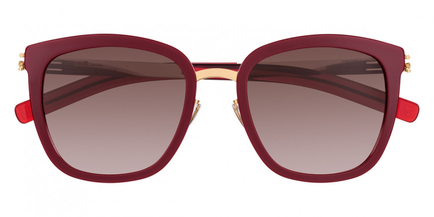 Ic! Berlin Maira B. Rosé-Gold-Very-Berry Sunglasses Front View