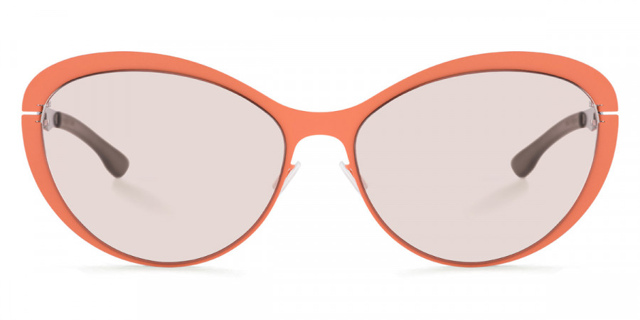 Ic! Berlin Mauerpark Peach Silver Sunglasses Front View