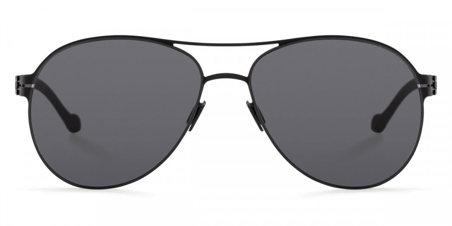 Ic! Berlin MB 02 Black Sunglasses Front View