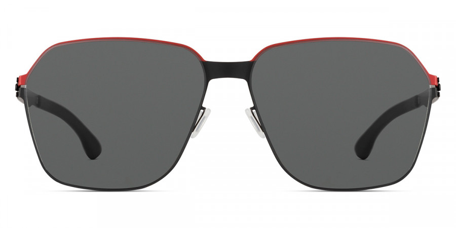 Ic! Berlin MB 04 Red Pop-Black Sunglasses Front View