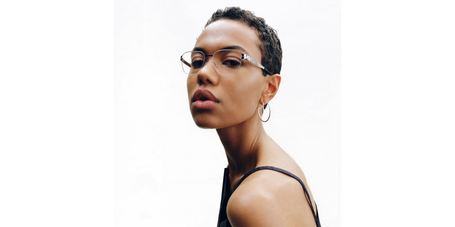Ic! Berlin MB 12 Black Eyeglasses Lifestyle Shot