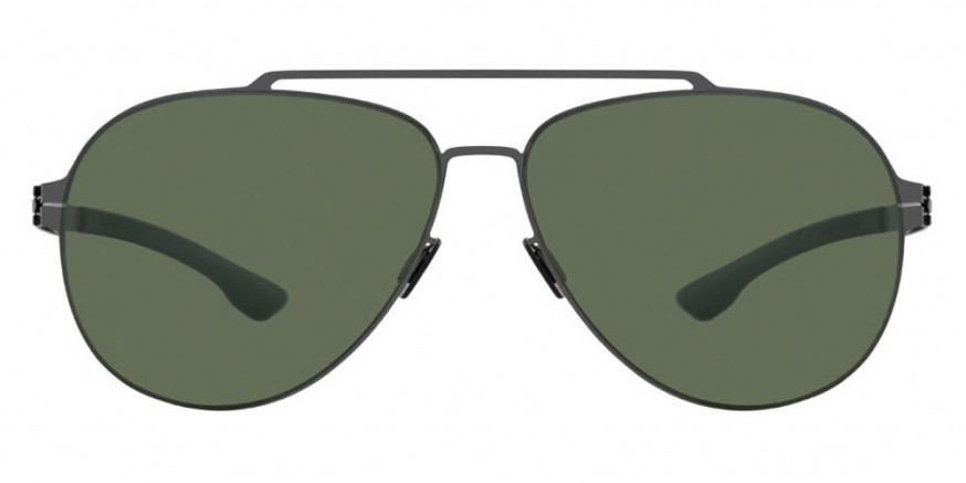 Ic! Berlin MB 15 Gun-Metal Sunglasses Front View