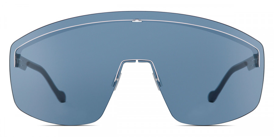 Ic! Berlin MB Shield Chrome Sunglasses Front View