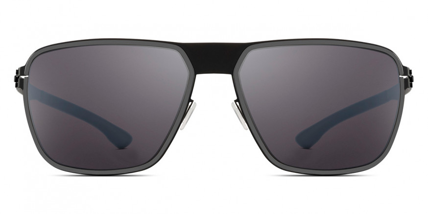 Ic! Berlin Molybdenum Black-Gun-Metal Sunglasses Front View