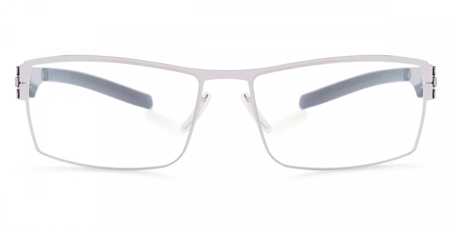 Ic! Berlin Nufenen Medium Chrome Eyeglasses Front View