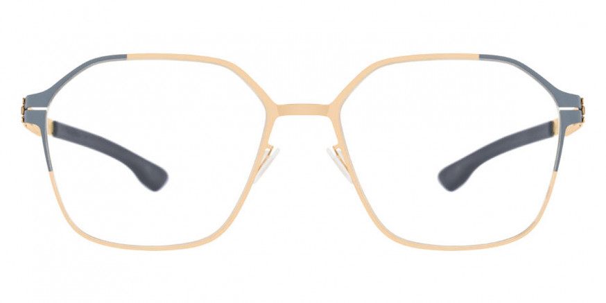 Ic! Berlin Nuno Taubenblau H Sides-Rose Gold Eyeglasses Front View