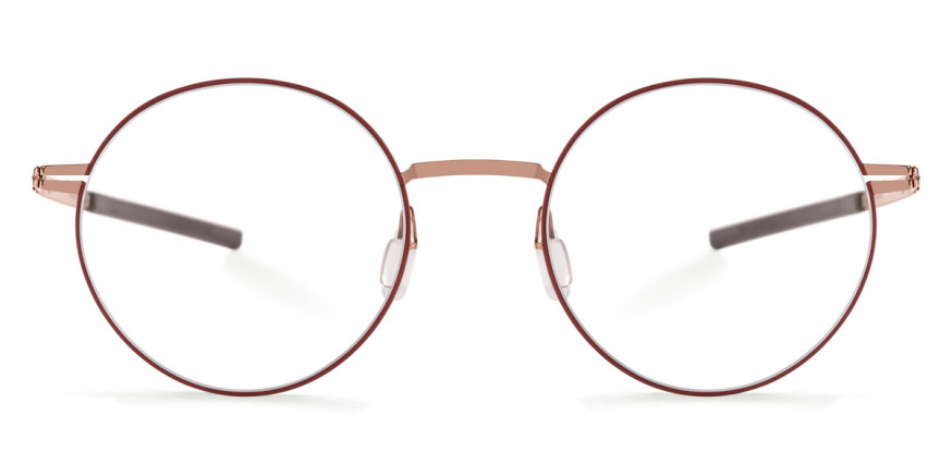 Ic! Berlin Oroshi Fired Copper Circle Eyeglasses Front View