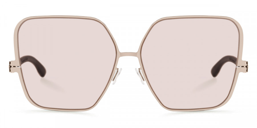 Ic! Berlin Paletti Shiny Bronze Sunglasses Front View