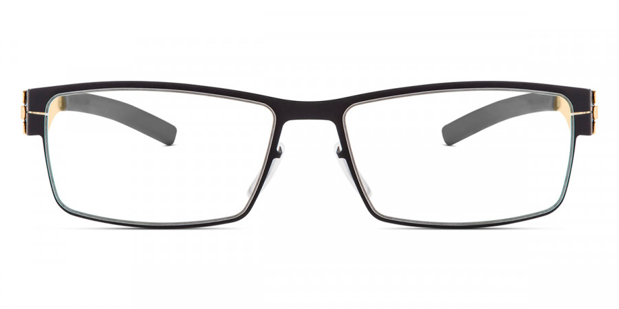 Ic! Berlin Peter C. Black Eyeglasses Front View