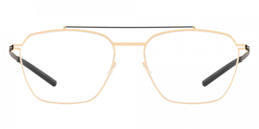 Ic! Berlin Poniente Rose Black Bridge Eyeglasses Front View
