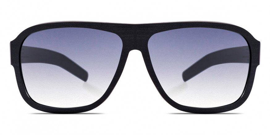 Ic! Berlin Power Law Black-Rough Sunglasses Front View