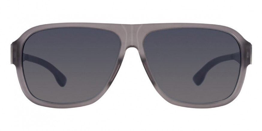 Ic! Berlin Power Law Gray Rough Sunglasses Front View
