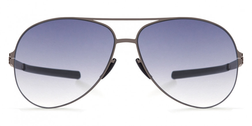 Ic! Berlin Raf S. Graphite Sunglasses Front View