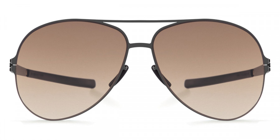 Ic! Berlin Raf S. Gunmetal Sunglasses Front View
