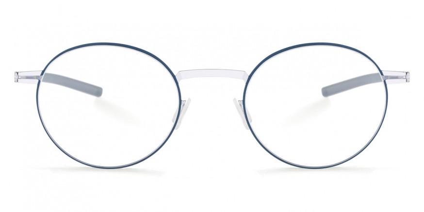 Ic! Berlin Sarma Harbour Silver Circle Eyeglasses Front View