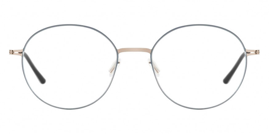 Ic! Berlin Sia Bronze-Taubenblau Circle Eyeglasses Front View