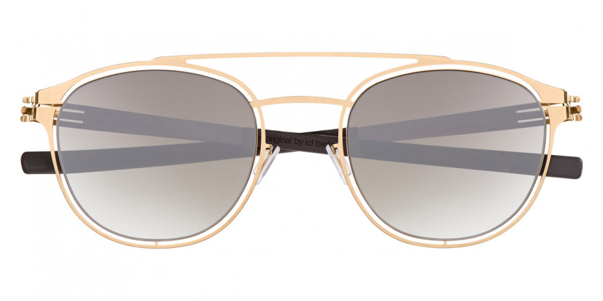 Ic! Berlin Simplicity Rosé-Gold Sunglasses Front View