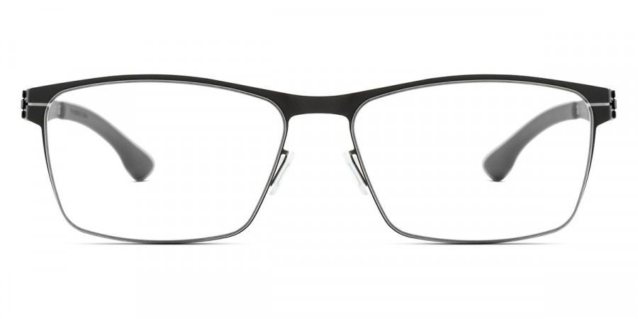 Ic! Berlin Stuart L. Black Eyeglasses Front View