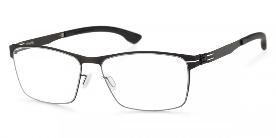 Ic! Berlin Stuart L. Black Eyeglasses Side View