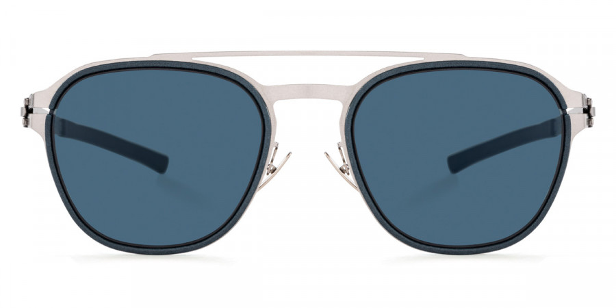Ic! Berlin T 119 Ceramic-Matt-Brutal-Blue Sunglasses Front View