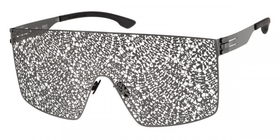 Ic! Berlin The Veil Black Sunglasses Side View