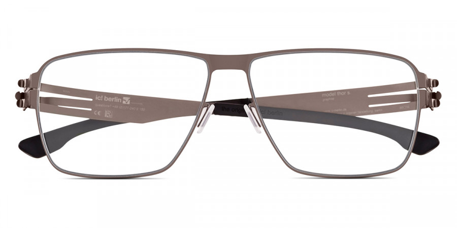 Ic! Berlin Thorsti S. Graphite Eyeglasses Front View