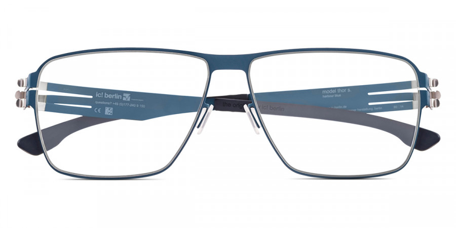 Ic! Berlin Thorsti S. Harbour Blue Eyeglasses Front View