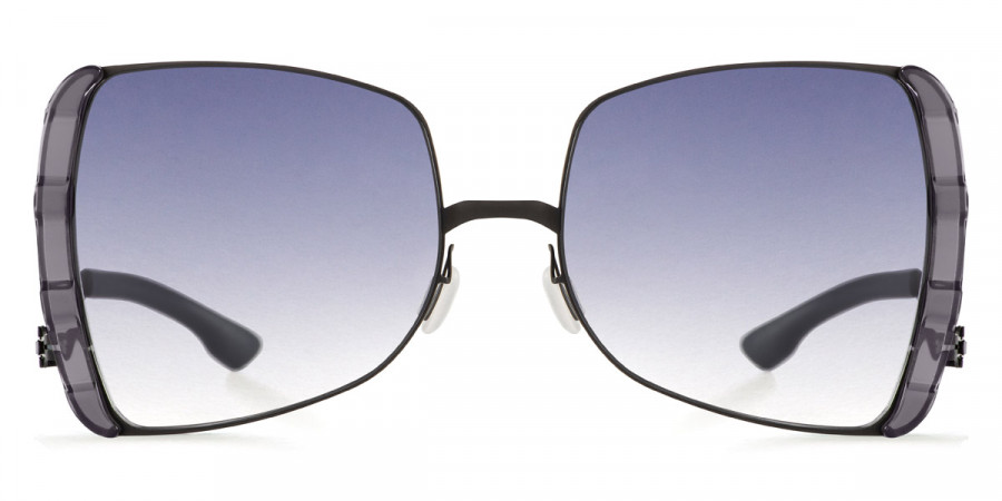 Ic! Berlin VIP Black-Blue-Waters Sunglasses Front View