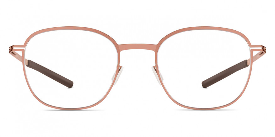 Ic! Berlin Vorias Shiny Copper Eyeglasses Front View