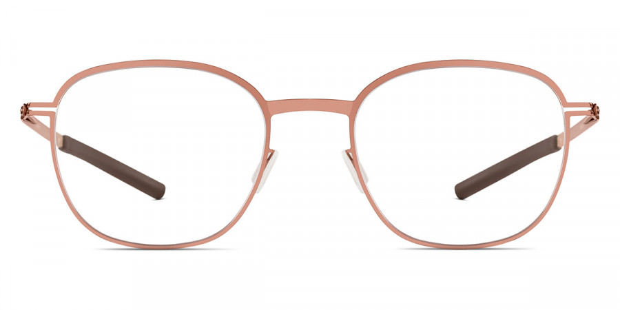 Ic! Berlin Vorias Shiny Copper Eyeglasses Front View