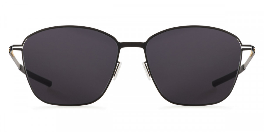 Ic! Berlin Warm Braw Black Sunglasses Front View