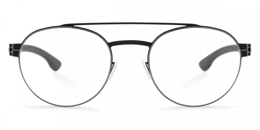 Ic! Berlin X-Berg Black Eyeglasses Front View