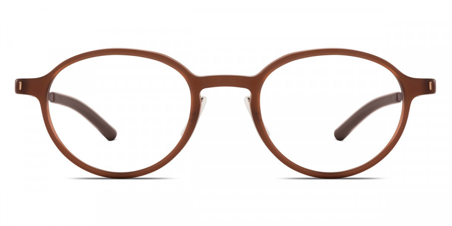 Ic! Berlin Zhen Mahagony Matt Eyeglasses Front View