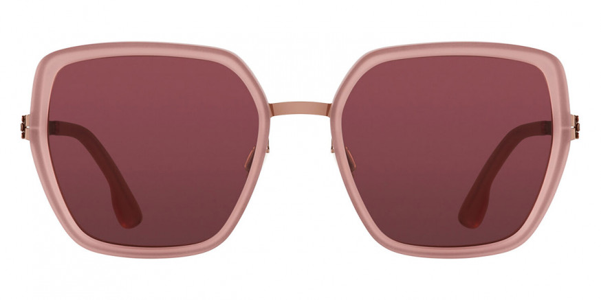 Ic! Berlin Zoe S. Shiny Copper/Rose Matte Sunglasses Front View
