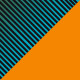 Blue Pixel/Orange