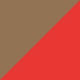 Khaki/Red