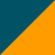 Bleu Green/Orange