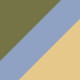 Gradient Khaki/Blue/Gold