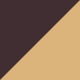 Brown Mask/Brushed Gold