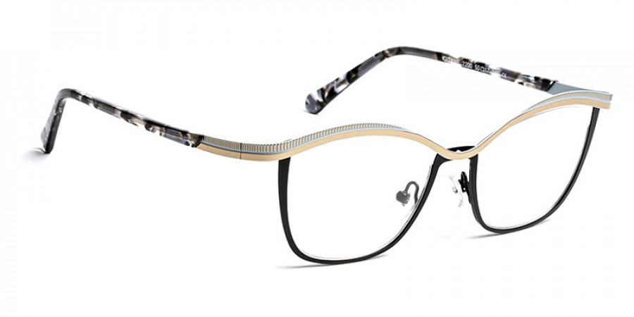 J. F. Rey™ Gitane 2200 50 - Shiny Gold/Light Blue/Satin Black