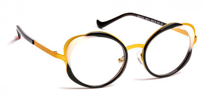 Color: Black/White/Satin Gold (0010) - J. F. Rey JFRBZMAGUY001048