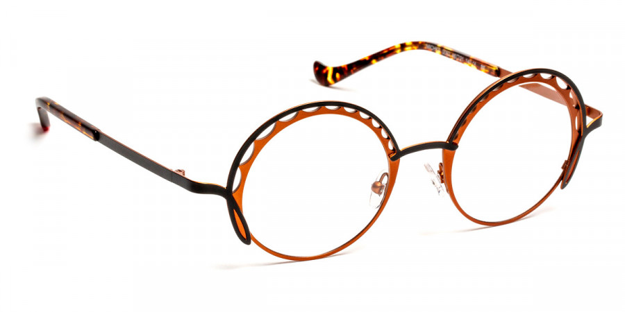 J. F. Rey™ MICHKA 0092 46 - Black/Tobacco