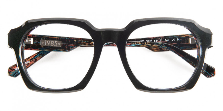 J. F. Rey™ Detroit 0092 53 - Black/Demi Blue and Red